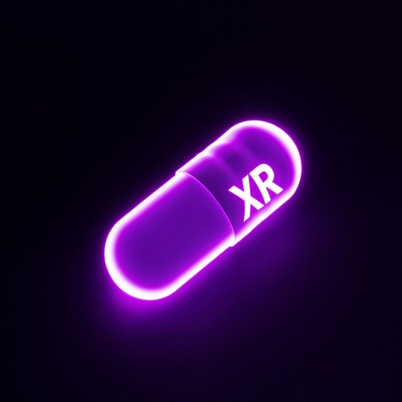 Purple Pill XR Holo Logo